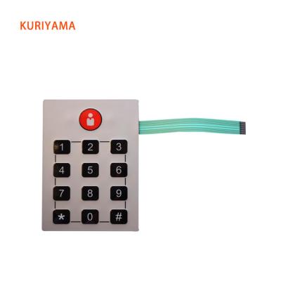 China Water-proof.durable.Eco-friendly Custom Design Membrane Switch With Dome Emboss Oem Manufacturer for sale