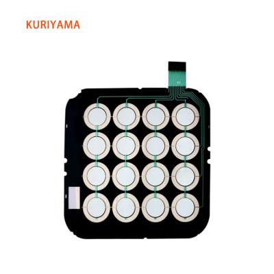 China Water-proof.durable.Eco-friendly Factory Customized Single Keypad Membrane Tactile Push Button Switch With Custom Foil Cable for sale