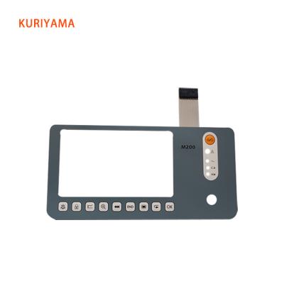 China Water-proof.durable.Eco-friendly Custom 3m Adhesive Push Button Membrane Keypad Waterproof Membrane Switch With Led for sale