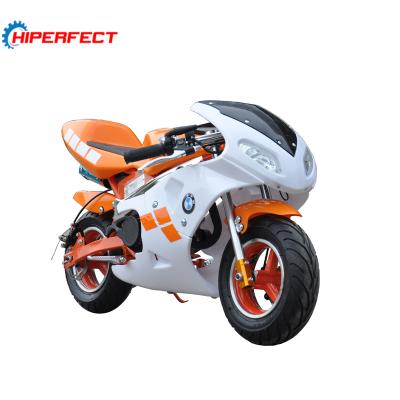 China new design 49cc 2 stroke mini pocket bike for kids with light weight PB008 for sale