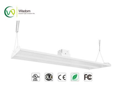 China 200W 4ft LED Linear High Bay Light fixture Motion sensor 27650 lumens 5000K UL DLC AC 120-277V // WSD-4FLHB20W27 for sale