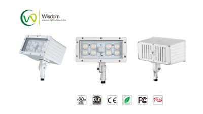 China Outdoor 45W Slim LED Flood Light Knuckle mount photocell 4950 lumens 5000k UL DLC AC 120-277V // WSD-FL45W27-50K for sale