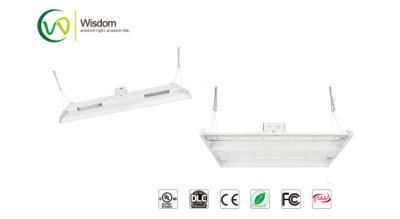 China commercial indoor led lighting 4ft Linear High Bay 200w Microwave sensor 20430 lumens UL DLC AC 120-277V//WSD-4FLHB20W27 for sale