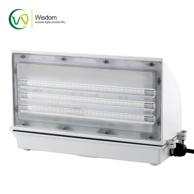 China 5000K Outdoor 70W LED Wall Pack Lights 5000 Lumens UL DLC Lumileds Light Source for sale