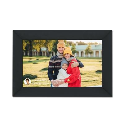 China AEEZO Wifi Remote Control Via Frameo App 9in WiFi 16GB LED Playback High Resolution GIF Digital Photo Frame for sale