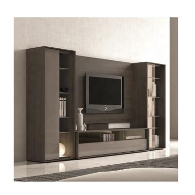 China Large Size Adjustable (Height) Wholesale Wooden TV Stands Living Room Home Entertainment Wall Unit MHHQ103 for sale