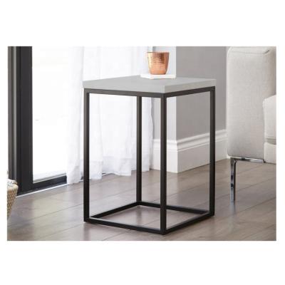 China (Other) MHEA001A Living Room End Table Adjustable Wooden Small Coffee Table With Metal Frame for sale