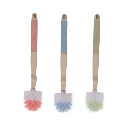 China Modern Wall Mounted Bathroom Cleaning Brush Toilet Brush Toilet Brush With Plastic Handle for sale