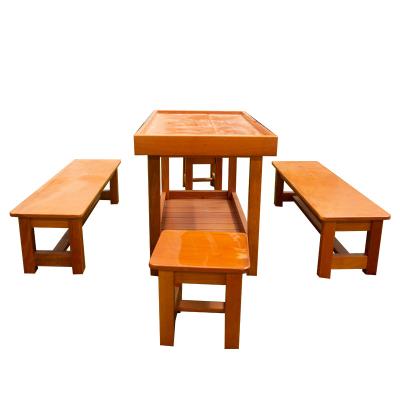 China Party Wooden Outdoor Children's Home Furniture Table and Chair Set for sale