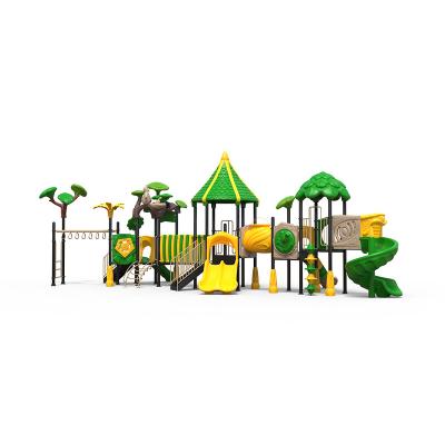 China Yl-l176 Cheap Custom Wooden Kids Playground Slides Forest Theme Amusement Slide for sale