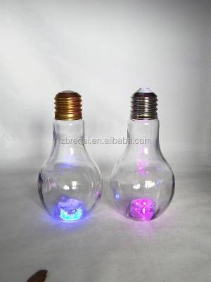 China Viable Shining Bulb Glass Bottle With Led Light for sale