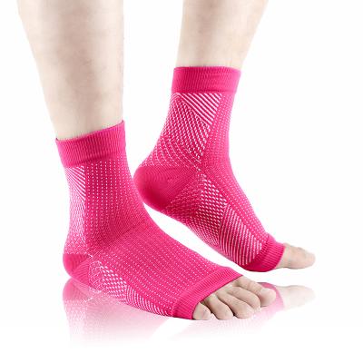 China Antibacterial Unisex Gym Equipment Foot Sleeve Compression Plantar Fasciitis Socks For Arch Support for sale