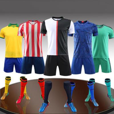 China Wholesale Custom Breathable Football Jerseys Sports Quick Dry Breathablity Jersey Football Team Adult Dry Wear for sale