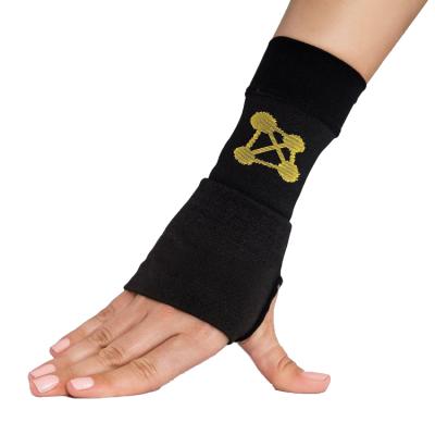 China Custom Copper Breathable Medical Compression Pain Heal Joints Compression Gloves Hand Arthritis Wrist Fingerless Wrist Brace for sale