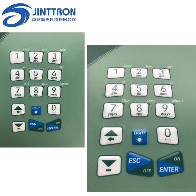 China Durable Customized Graphic 3 x 5 Keypad Switch Membrane Keypad Keyboard Overlay in Jinttron Co. for sale