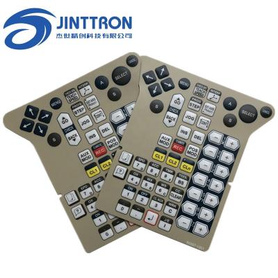 China Durable hot sale embossed buttons, metal domes, UV resistance, water proof keyboard used outdoor for sale