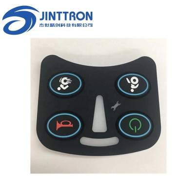 China OEM Manufacturer Durable Silicone Push Buttons Rubber Keypad for sale