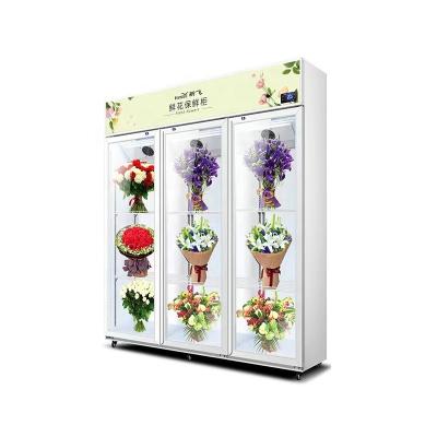 China Single-temperature display fresh-keeping freezers for florist for sale