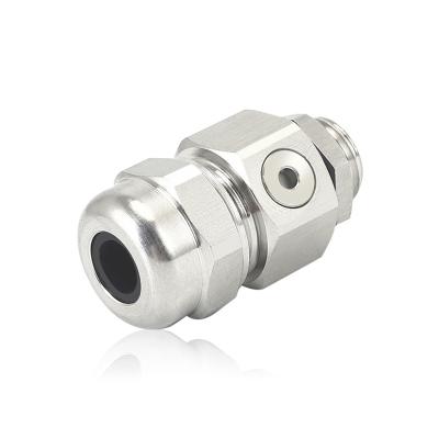 China 304/316 Stainless Steel Air Permeable Type Breathable Cable Gland Waterproof Metal Cable Gland M12 Air Vent Cheap Price for sale