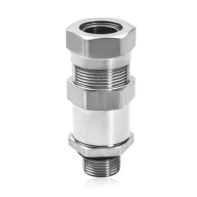 China 304/316 Gland M50 LandEX 304 Stainless Steel Cable Gland Stain Explosion Proof Metal Joint Waterproof Cable Gland Connector EX for sale