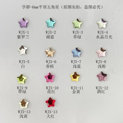 China XueQun 20pcs/bag Flatback Glass Crystal Rhinestones Nail Art Fashionable Decoration Nail Crystal Gem for sale