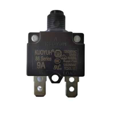 China High Quality 88 Series 8A Manual Discount Spare Parts Miniature Overload Protector Electric Circuit Breakers 88-9A for sale