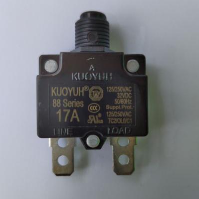 China KUOYUH Automatic Reset Thermal Switch Circuit Breaker 88-17A Overload Protector Electric Car 88-17A Current Accessories for sale