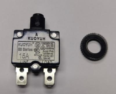 China 88-15A 100% KUOYUH BREAKER 88 SERIES 15A Rebuildable Switch , Overcurrent Protector 88-15A for sale