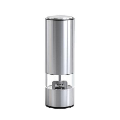 China Stocked Metal Material Mini Electric Salt And Pepper Grinder for sale