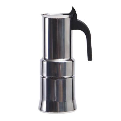 China WITH LID stainless steel moka pot portable coffee maker new 6 cups design 300ml eco-friendly for sale