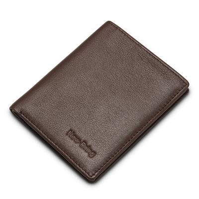 China Anti Theft Mens Wallet Rfid Men Wallets Line Genuine Leather for sale