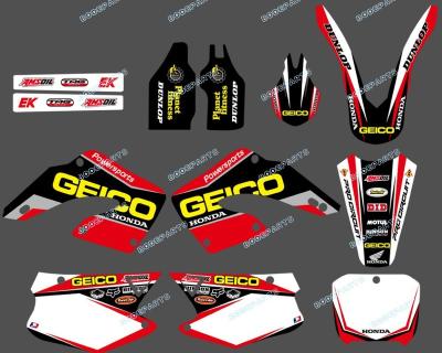 China New PVC style TEAM GRAPHICS & BACKGROUNDS (DST0177) FOR HONDA CR125 CR250 2000 2001 for sale