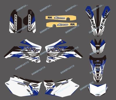 China NEW TEAM PVC 0031 style GRAPHICS&BACKGROUNDS FOR YAMAHA WR250F WR450F 2007 2008 2009 2010 2011 for sale