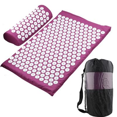 China Back Massage Acupressure Yoga Mat High Blood Pressure Reduce Cellulite for sale