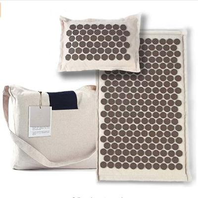 Κίνα χαλί γιόγκας Acupressure μασάζ 63.5*38.1*2.5cm υψηλό Stretchable γκρίζο με τις ακίδες προς πώληση