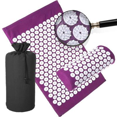 China Yoga Muscle Mat Luxury Acupressure Mat With Pillow for sale