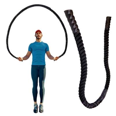 China 300cm Length 2.5kg Battle Skipping Rope Heavy Weight Jump Rope for sale