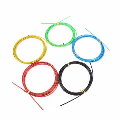 China ABS Sports Skipping Ropes 5.5'' Long Handle Freestyle Jump Rope Cable Steel for sale