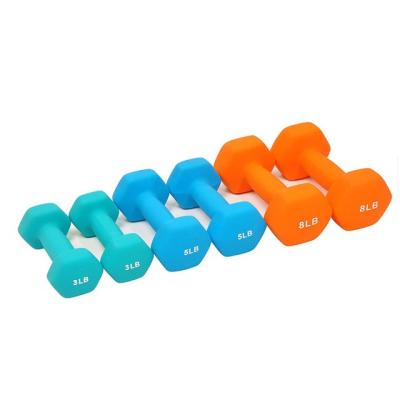 China Hexagon Fitness Neoprene Dumbbell Ladies 5kg for sale