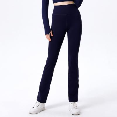 China Cropped Flare Yoga Pants For Women Super Factory for sale