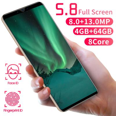 China Shopee e-commerce full-page game phone P43Pro low-end popular hd smart cross-border 5.8 inch mobile phone for sale