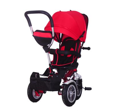 China Ride On Cheap Toy Factory Price Girls Baby Tricycles With Umbrella New UK Model 4 In 1 Baby Walker Tricycle For 6 Months Kids à venda