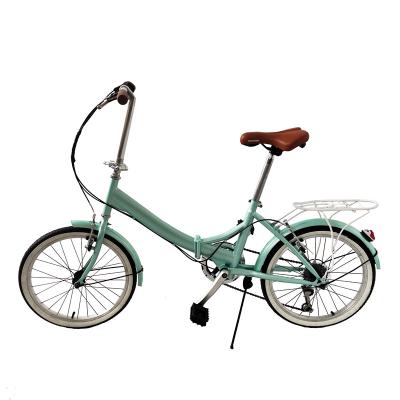 China New Design Hot Sale Folding Bike Light Pink Mini Folding Bicycle Hot Sale Steel Folding Bike for sale