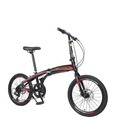 Cina 2020 Hot Sale 20 Inch Alloy Rim Folding Steel Cycle Spoke Folding Bike 6 Speed ​​Mini Folding Bike in vendita