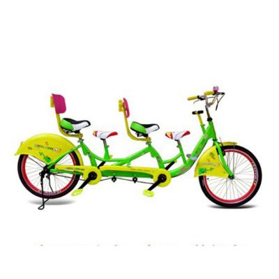 China Popular J person 3 26 inch beach cruiser tandem bike for sale for sale