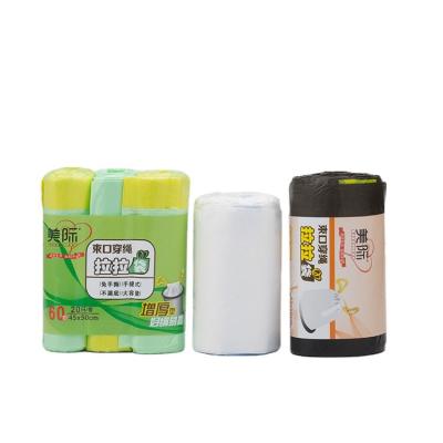 China Wholesale Factory Customized Environmental Degradable Thick Roll Garbage PE Plastic Garbage Bags for sale