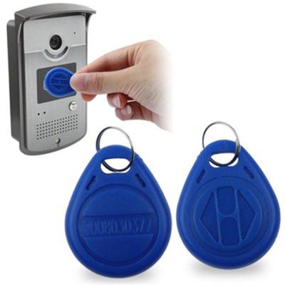 China Waterproof / 125khz access control door key tag TK4100 rfid waterproof keyfob / key fob for sale