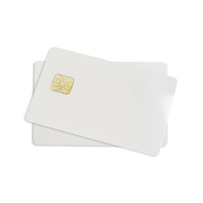 China Double Side Can Be Wholesale Inkjet Printed Plastic Contact IC Smart Card With Emv Chip Card Printing Blank Plastic Cards for sale