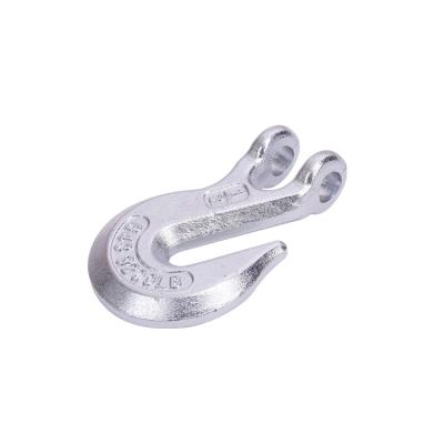 China Truck Manufacturers Direct Selling Silver Safety Casting Double Truck Crane Hook for sale