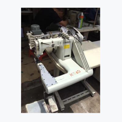 China Garment Shops Used Brother-9280 Three Needle Feed Off Arm Chain Double Stapler Sewing Machine For Heavy Materials Lattice for sale